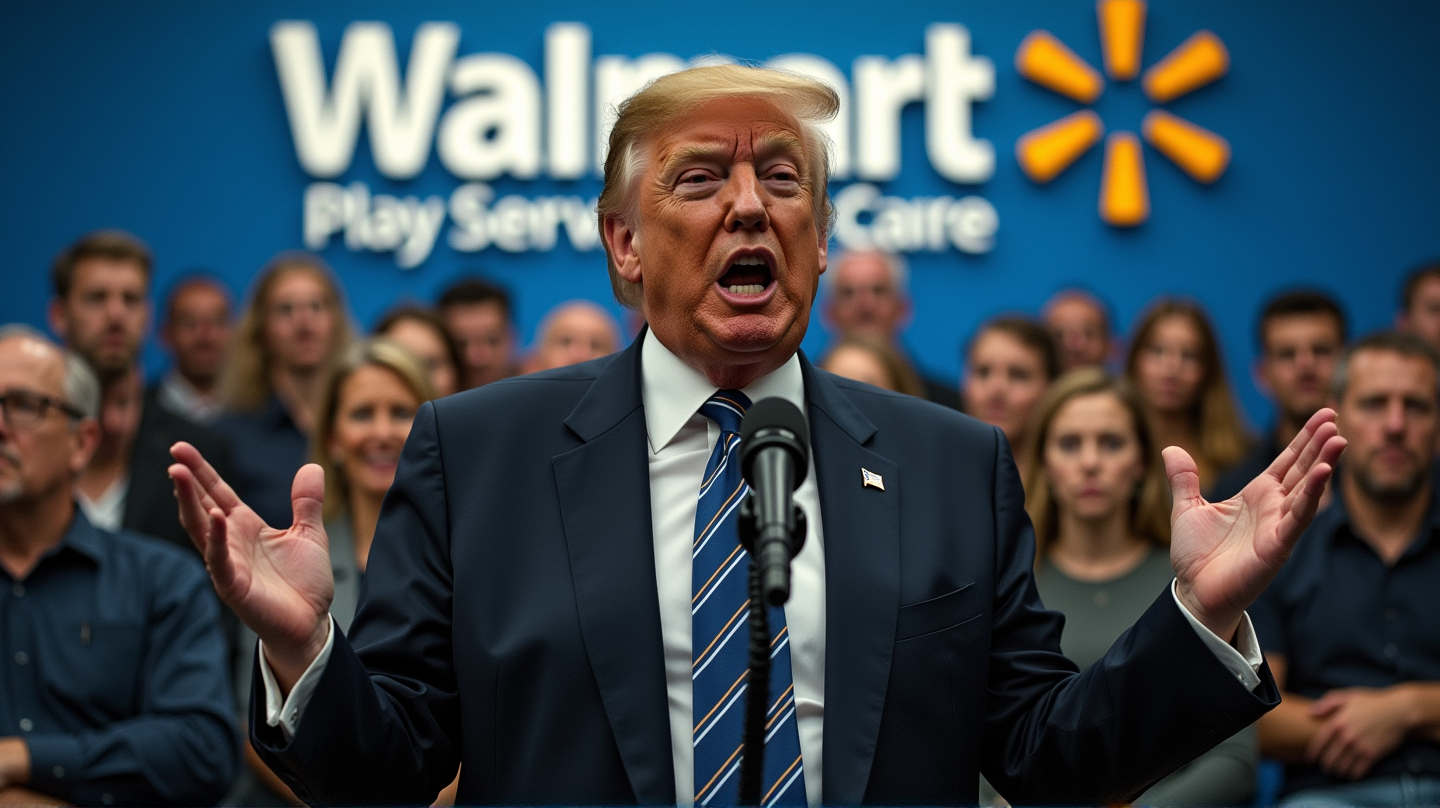 La Sfida Audace di Trump a Walmart: 'Assorbite i Dazi!' in un Braccio di Ferro Economico