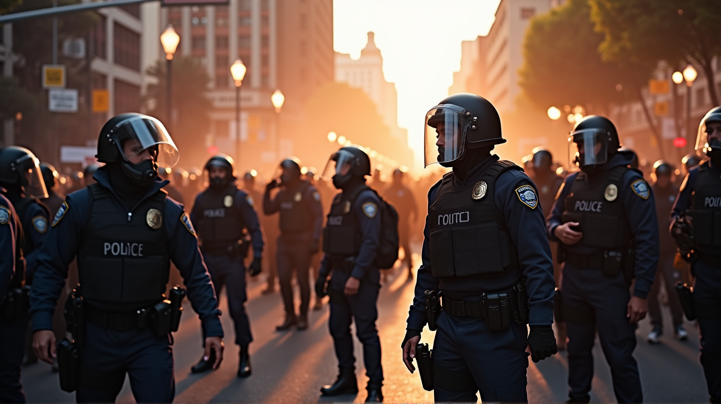 Scontri Scoppiano mentre i Manifestanti 'No Re' Sfida l'Autorità a Los Angeles