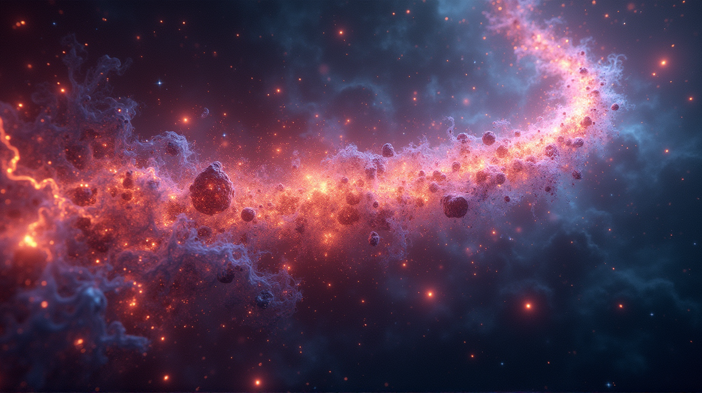 Svelando il Mistero Cosmico: Un Filamento a Distanza di Anni Luce