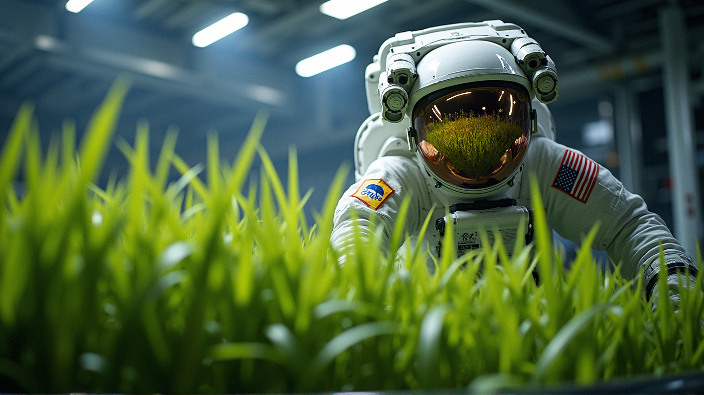 Rivoluzione Agricola Spaziale con il Riso Supere-Nano: Il Moon-Rice