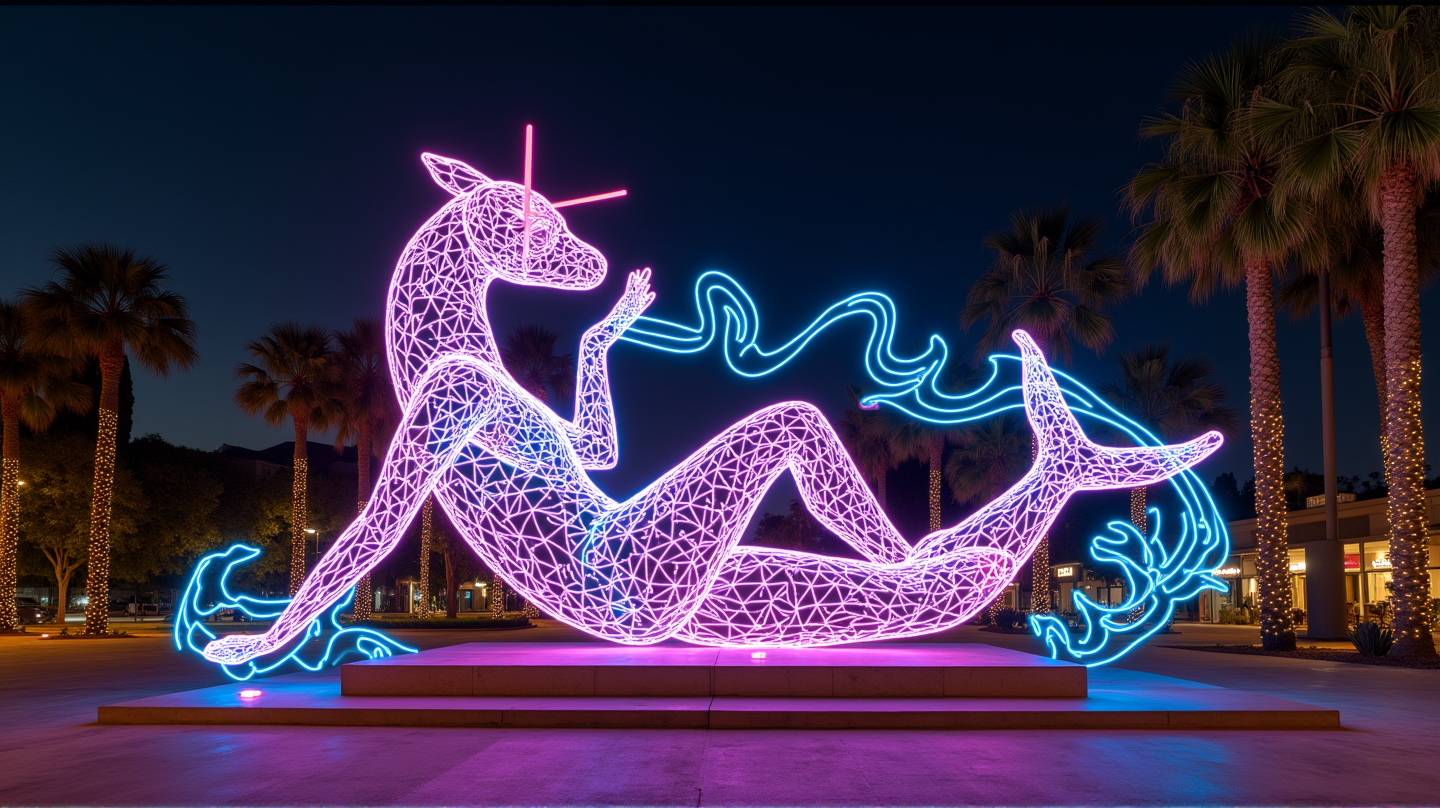 Viaggio del Tuffatore al Neon: Un Iconico Tuffo nella Storia di West Hollywood