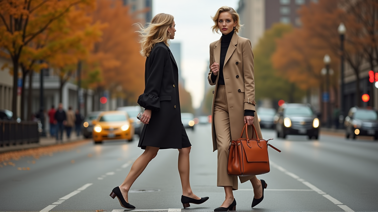 Jennifer Lawrence Domina la Moda Autunnale con l'Iconica Borsa Loewe e Ballerine Chic