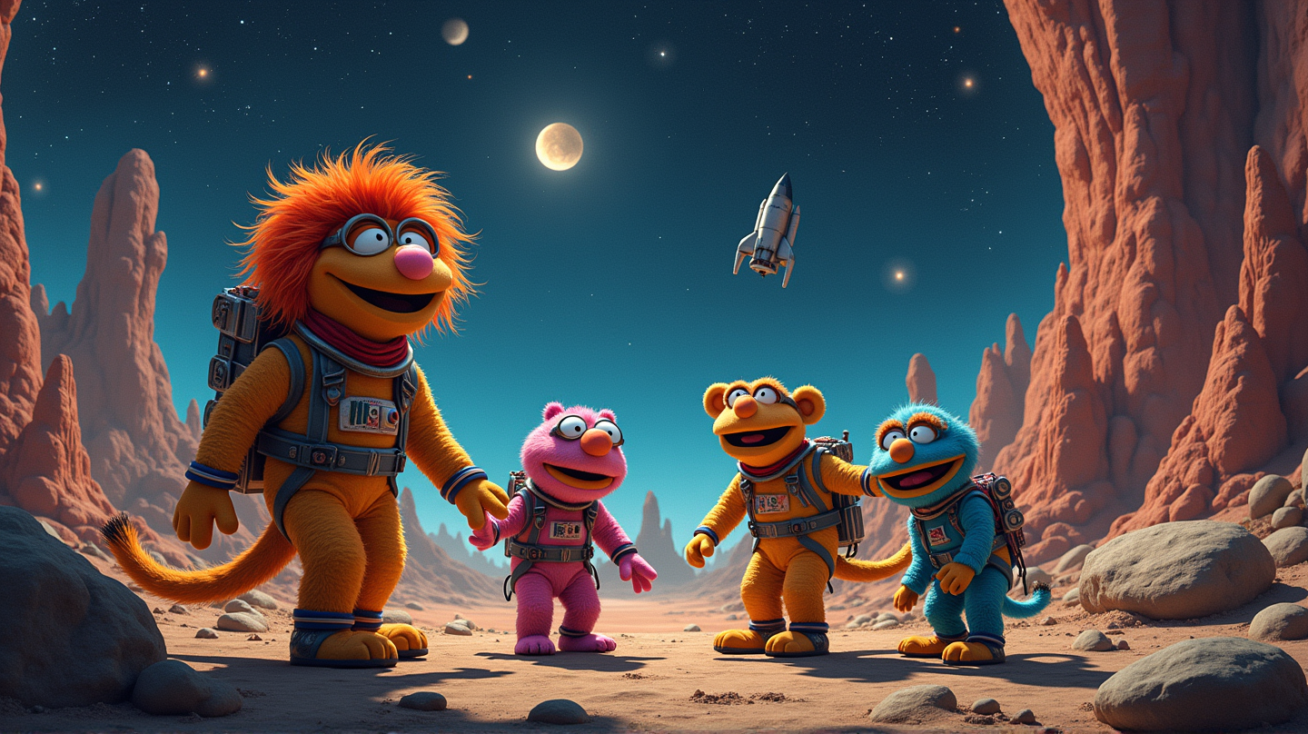 Fraggle Rock Pionieri dell'Ultima Frontiera al Kennedy Space Center