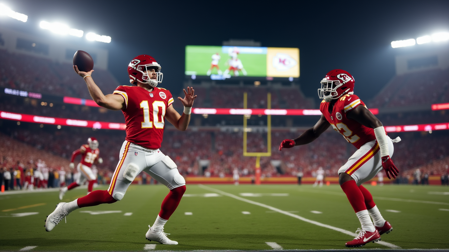 La Magia di Patrick Mahomes: Gioco di 33 Yard che Cattura Hollywood Brown con Grazia