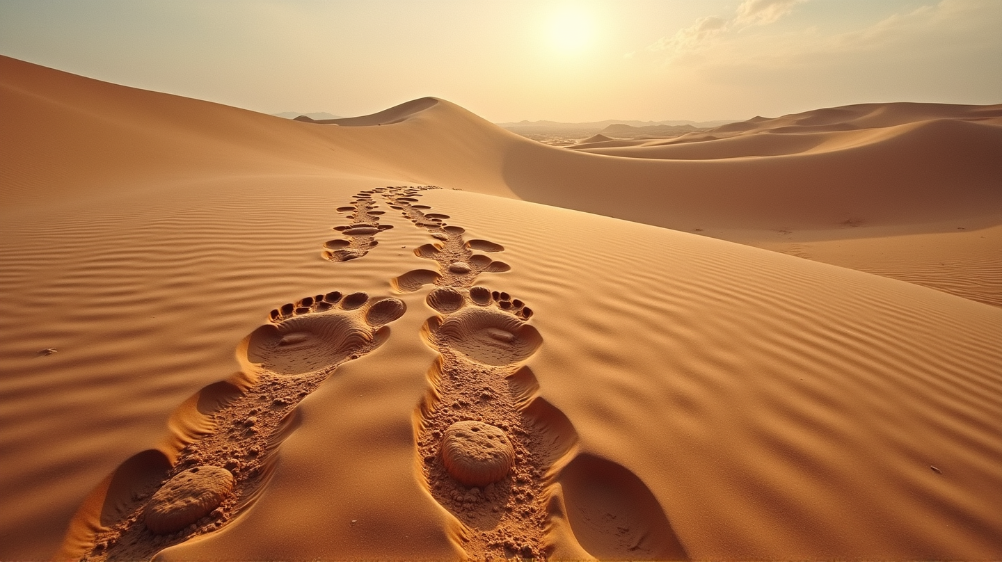 Le Impronte Umane Antiche in Arabia Saudita Riscrivono i Libri di Storia