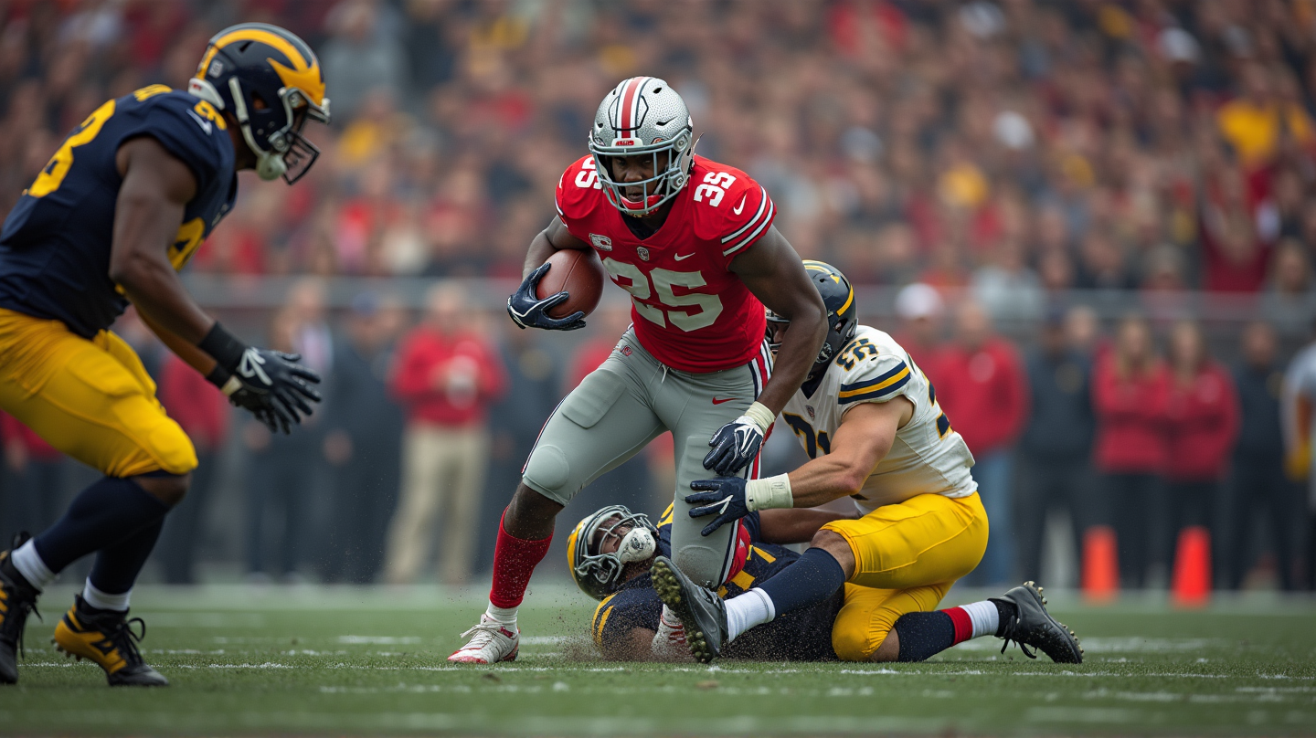 Turbamento del Touchdown: La Vittoria Controversa di Ohio State contro Michigan