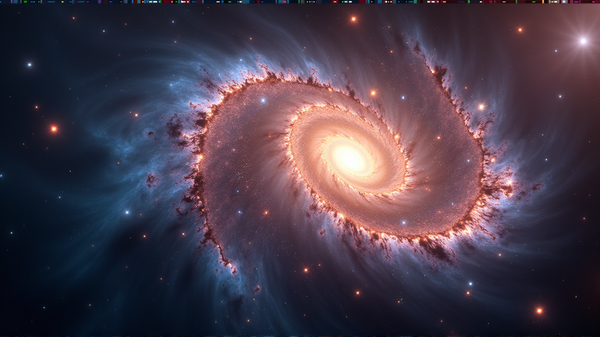 Abbagliante Balletto Cosmico: Hubble Avvista l'Incantevole Galassia a Spirale NGC 3596