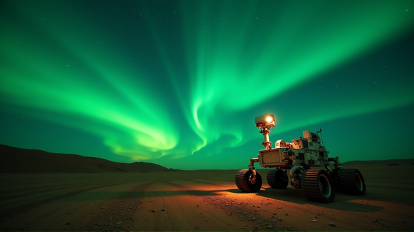 Le Notti Marziane Brillano con la Prima Aurora Catturata da Perseverance