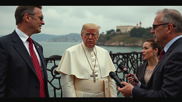 Trump Sfida Hollywood e Alcatraz Mentre Infuria la Controversia sull'Immagine AI del Papa