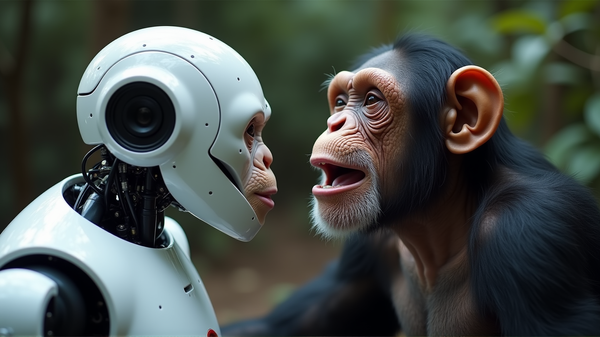 Scimpanzé Imitano i Robot: Svelato il Mistero dello Sbadiglio