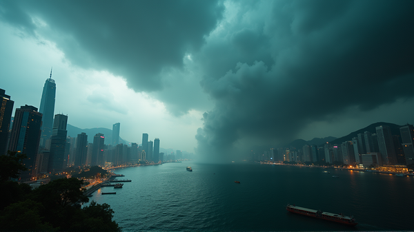 Il Tifone Wipha Scatena il Più Alto Avviso di Tempesta a Hong Kong