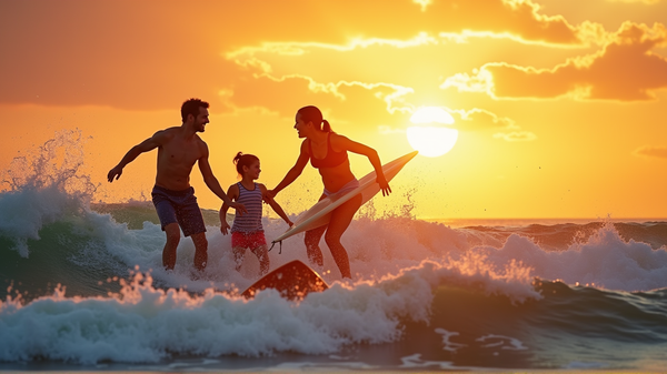 Le Avventure Familiari dell'Allenatore Chad Speck del CAK: Onde a Hawaii!