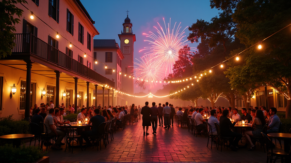 Il Grande Rivelazione all'Aperto dell'Hotel Fallon: Un'Extravaganza del Quattro Luglio