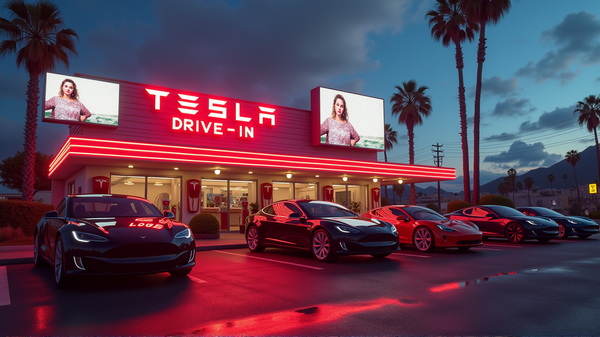 Tesla Hollywood Diner: un'Esperienza di Drive-In Rivoluzionaria