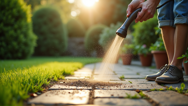 Scatena la Magia del Bicarbonato: Una Soluzione di 24 Ore per le Erbacce del Patio!