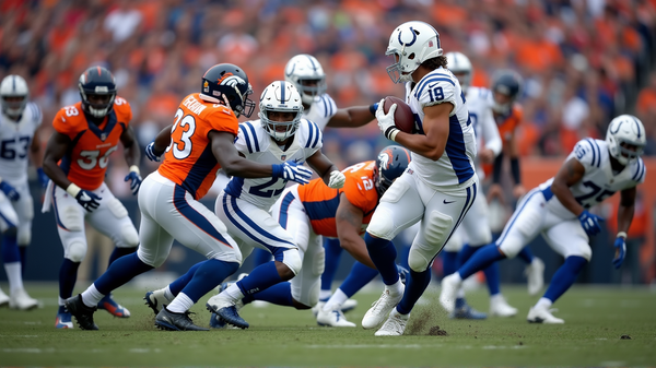 Cogli Ogni Momento: Broncos contro Colts questo Domenica!