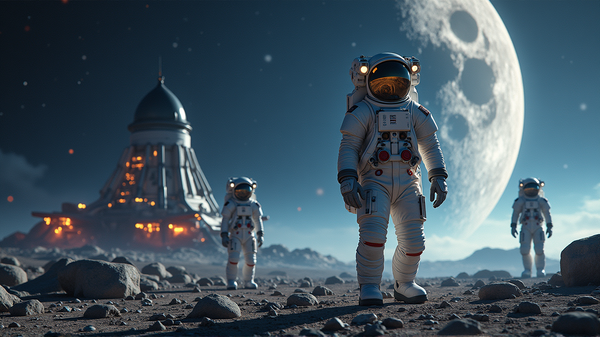 Incontra i Coraggiosi Esploratori a Bordo della Storica Missione Artemis II sulla Luna!