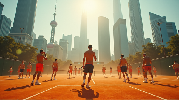 I campi da tennis si trasformano in fornaci: giocatori in pericolo a causa del caldo soffocante di Shanghai