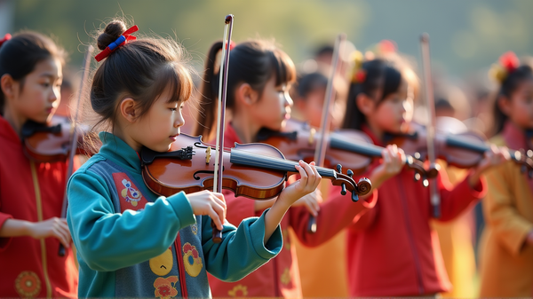 Un Raduno Armonioso: 3.000 Giovani Violinisti Celebrano la Cultura Cinese