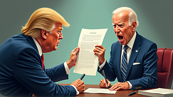 Trump Scatena Scompiglio: Può Davvero Annullare gli Ordini di Biden?