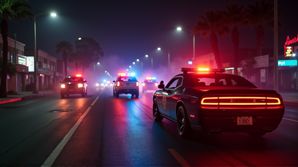 Dramma ad Alta Velocità: Inseguimento Termina in un Incidente Fiammante a North Hollywood