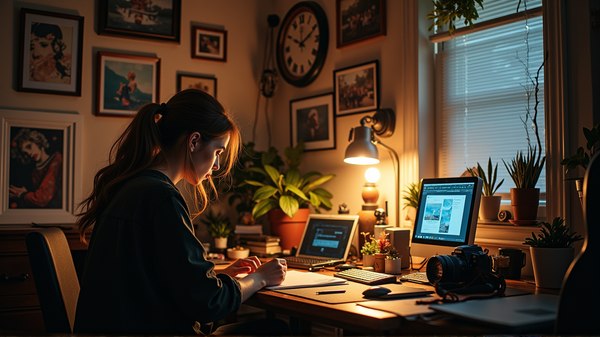 Trasforma Foto Solitarie in Potenti Serie di Racconti