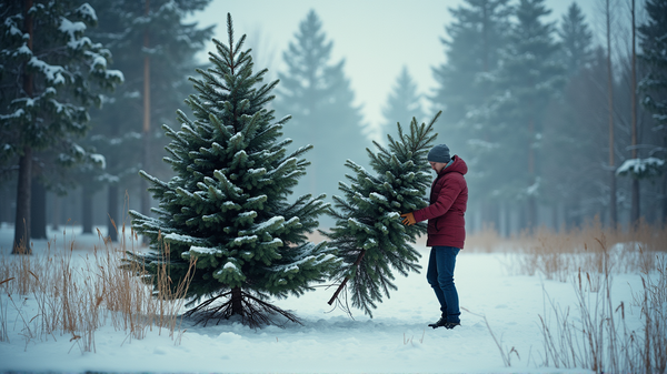 Come Raccogliere l'Albero di Natale Perfetto e Farlo Durare